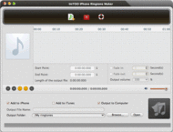 ImTOO iPhone Ringtone Maker for Mac screenshot